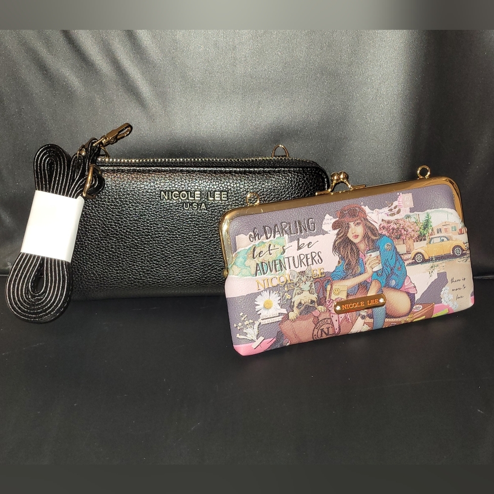 2 in 1 Wallet Signature Kiss Lock Crossbody  Journey of Stephanie wallet